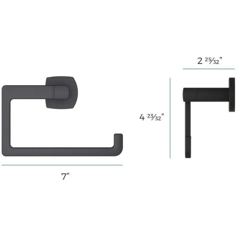 Pfister BRB-DA1B Deckard Collection Towel Ring, Matte Black